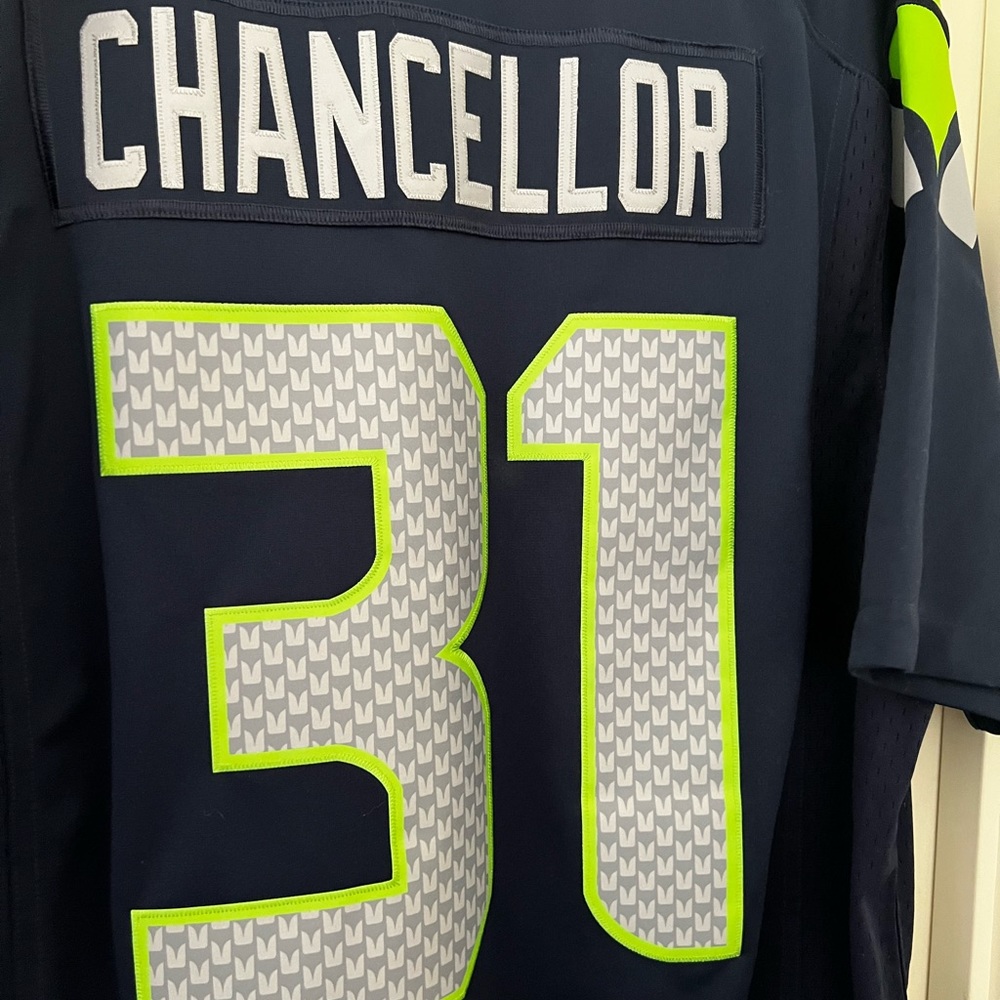 Kam Chancellor Nike On Field Hawks Jersey
